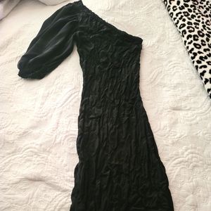 Black one shoulder Missoni dress size 2.